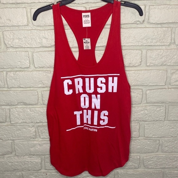 PINK Victoria's Secret Tops - Red Crush On This Tank Top